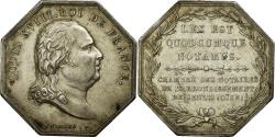World Coins - France, Token, Louis XVIII, Notaires de l'Arrondissement de Senlis, Oise