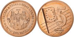World Coins - Vatican, 5 Euro Cent, Essai-Trial, 2011, Copper,