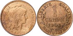 World Coins - France, Centime, Dupuis, 1908, Paris, Bronze, , Gadoury:90, KM:840
