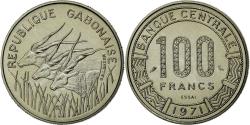World Coins - Coin, Gabon, 100 Francs, 1971, Paris, , Nickel, KM:E3