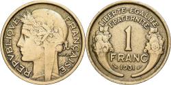 World Coins - France, Morlon, Franc, 1931, , Aluminum-Bronze, KM:885, Gadoury:470