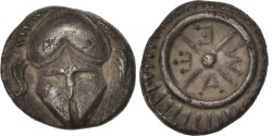 Trakya, Obol, MÖ 450-430, Mesembria, Gümüş, SNG BM 267