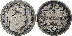World Coins - France, Franc, Louis-Philippe, 1847, Paris, Silver, , Gadoury:453