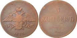 World Coins - Coin, Russia, Nicholas I, 5 Kopeks, 1833, Ekaterinbourg, , Copper