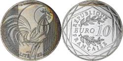 World Coins - France, Monnaie de Paris, 10 Euro, Coq, 2016, Paris, , Silver