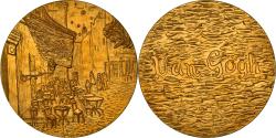 World Coins - France, Medal, Peinture, Van Gogh, Terrasse de Café la Nuit, Arts & Culture