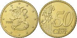 World Coins - Finland, 50 Euro Cent, 2000, Vantaa, , Brass, KM:103