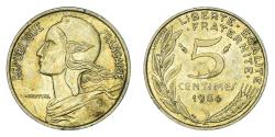World Coins - Coin, France, 5 Centimes, 1984