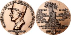 World Coins - France, Medal, Philippe Leclerc de Hauteclocque, 1947, Bronze, Delamarre