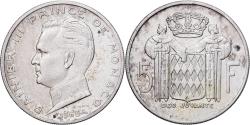 World Coins - Monaco, Rainier III, 5 Francs, 1966, Silver, , KM:141