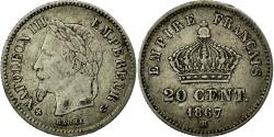 World Coins - Coin, France, Napoleon III, Napoléon III, 20 Centimes, 1867, Strasbourg
