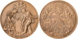 World Coins - France, Medal, L'Ajoulotte, Franche-Comté, 1967, Bronze, Crouzat,