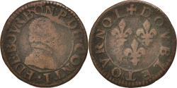 World Coins - Coin, France, Double Tournois, Undated, , Copper, CGKL:674