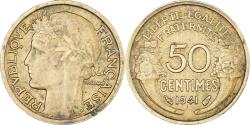 World Coins - Coin, France, Morlon, 50 Centimes, 1941, , Aluminum-Bronze, KM:894.1