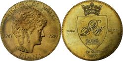 World Coins - United Kingdom, Medal, La Princesse Diana, 1997, Bronze,