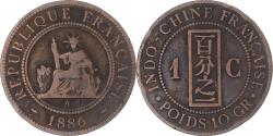 World Coins - Coin, FRENCH INDO-CHINA, Cent, 1886