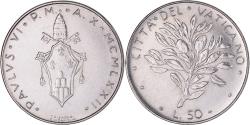World Coins - Coin, VATICAN CITY, Paul VI, 50 Lire, 1972, , Stainless Steel, KM:121