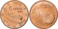 World Coins - Greece, 5 Euro Cent, 2002, Athens, , Copper Plated Steel, KM:183