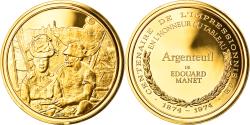 World Coins - France, Medal, Arts & Culture, Argenteuil de Edouard Manet, , Vermeil