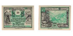 World Coins - Banknote, Austria, Grossarl Sbg. Gemeinde, 20 Heller, paysage, 1920, 1920-12-31