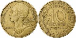 World Coins - France, 10 Centimes, Marianne, 1971, Paris, Aluminum-Bronze,