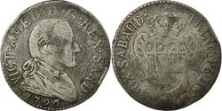 World Coins - Coin, ITALIAN STATES, SARDINIA, Vittorio Amedeo III, 20 Soldi, Lira, 1796