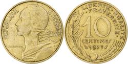 World Coins - France, 10 Centimes, Marianne, 1977, Pessac, Aluminum-Bronze,