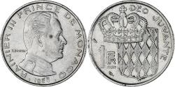 World Coins - Coin, Monaco, Rainier III, Franc, 1966, , Nickel, KM:140, Gadoury:MC