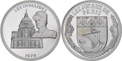 World Coins - France, Medal, Les Joyaux de Paris, Les Invalides, Silver,