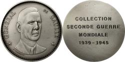 World Coins - France, Medal, Seconde Guerre Mondiale, Général de Gaulle, Thiébaud