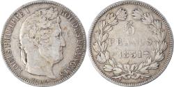 World Coins - Coin, France, Louis-Philippe, 5 Francs, 1831, Strasbourg, , Silver