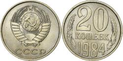 World Coins - Russia, 20 Kopeks, 1984, Copper-Nickel-Zinc, , KM:132