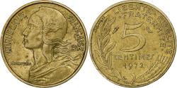 World Coins - France, 5 Centimes, Marianne, 1972, Paris, Aluminum-Bronze,