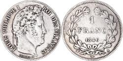 World Coins - Coin, France, Louis-Philippe, Franc, 1846, Paris, , Silver, KM:748.1