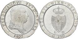 World Coins - Kingdom of Naples, Ferdinando IV, 120 Grana, 1805, Naples, Silver,