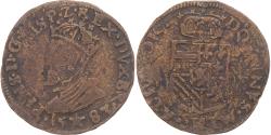 World Coins - Coin, Spanish Netherlands, Philip II, Liard, 1583, Maastricht, , Copper