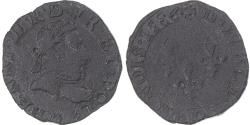 World Coins - Coin, France, Henri III, Double Tournois, 1586, Poitiers, , Copper