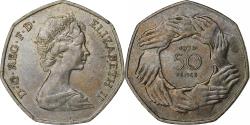 World Coins - Great Britain, Elizabeth II, 50 Pence, 1973, Copper-nickel, , KM:918