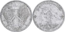 World Coins - Democratic Republic of Germany, Pfennig, 1953, Berlin, Aluminum, , KM:5