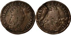 World Coins - Coin, France, Louis XIV, Liard Double Face, 1657, , Copper, Gadoury:80