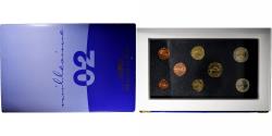 World Coins - France, Coffret 1c. à 2€, Proof, 2002, Monnaie de Paris,