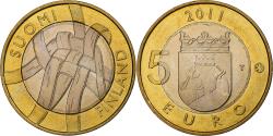 World Coins - Finland, 5 Euro, Carélie, 2011, Vantaa, Bi-Metallic, , KM:159