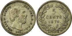 World Coins - Coin, Netherlands, William III, 5 Cents, 1879, , Silver, KM:91