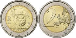 World Coins - Italy, 2 Euro, 2013, G. Verdi, Rome, Bi-Metallic,
