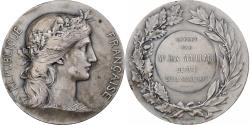 World Coins - France, Medal, Marianne - offert par J. Maillard - député, Silvered bronze