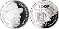 World Coins - Coin, France, Lattre de Tassigny, 100 Francs, 1994, Paris, Proof,