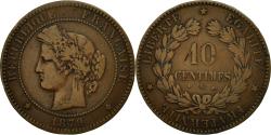 World Coins - Coin, France, Cérès, 10 Centimes, 1879, Paris, , Bronze, KM:815.1