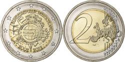 World Coins - Germany, 2 Euro, 10 Years of Euros Cash, 2012, Hamburg, Bimetallic,