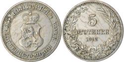 World Coins - Bulgaria, 5 Stotinki, 1912, Copper-nickel, , KM:24