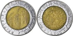 World Coins - Coin, San Marino, 500 Lire, 1992, Rome, , Bi-Metallic, KM:286